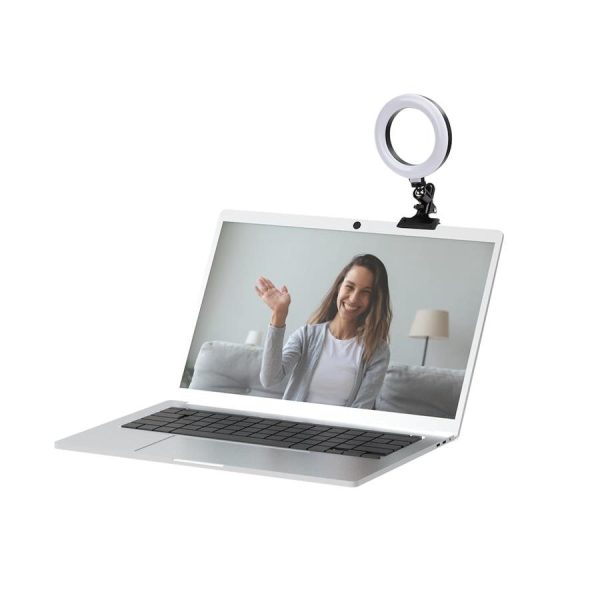 Digipower 4.5  Clip-On Laptop RGB Video Ring Light, 7 Color & 11 Special Effects W Full Remote Control, 2 Pack Discount - Image 4