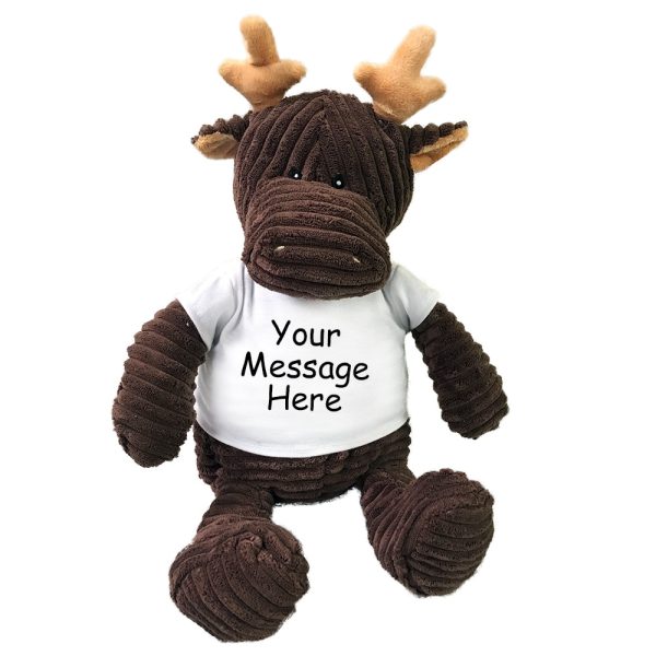 Personalized Stuffed Moose - 16 inch Kordy Moose Cheap