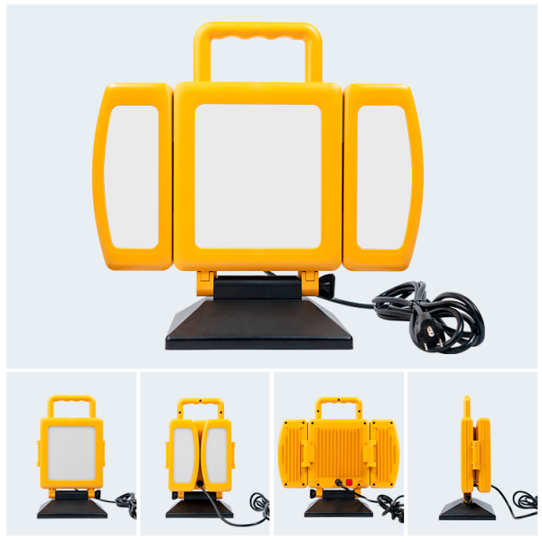 BrightLiving 2-in-1 Foldable LED Work Light with Tripod, 7500 Lumens Online Sale - Image 2