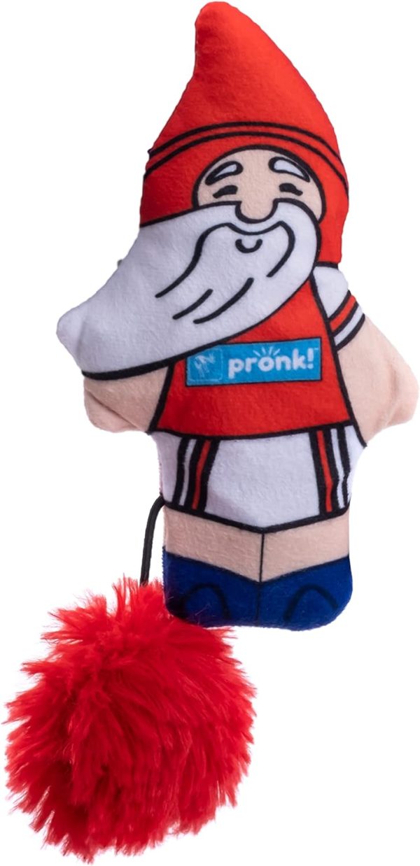 Pronk! Goal Soccer Player Garden Gnome 6 Inch Plush with Bell Ball Crinkle Cat Toy with Chirpy Bird Sound For Discount - Image 3